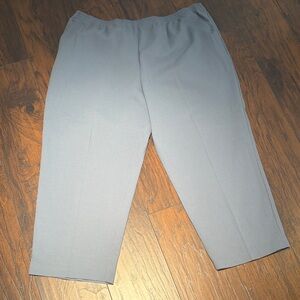 Only Necessities Women's Petite Light Blue Pull-On Pants
